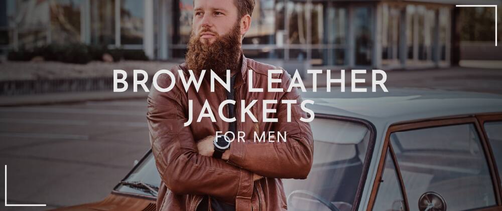 brown leather jackets for men