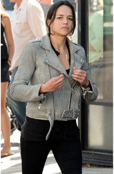 Fast and Furious 8 Letty Ortiz Motorcycle Leather Jacket