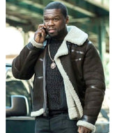 Kanan Fur Shearling Jacket Power 50 Cent Bomber Jacket