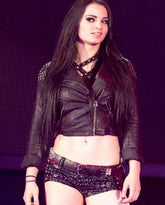 WWE PAIGE STUDDED JACKET