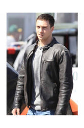 ARON TAYLOR JOHNSON GODZILLA 2014 LEATHER JACKET