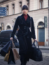 Army of Thieves Nathalie Emmanuel Suede Leather Coat