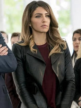 Arrow Juliana Harkavy Black Leather Jacket