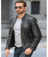 BURNT BRADLEY COOPER LEATHER JACKET