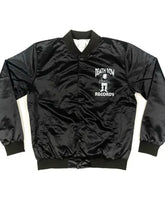 Death Row Records Unisex Black Varsity Satin Bomber Jacket