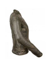 Women's Distressed Cafe Racer Vintage Triple Stitch Jacket