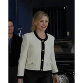 White and black tweed women’s jacket
