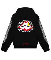 Chrome Hearts X Matty Boy Chomper Mouth Black Pullover Hoodie