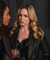 DCs Legends of Tomorrow Sara Lance Black Leather Jacket