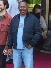 Beverly Hills Cop Axel Foley 2024 Blue Bomber Jacket