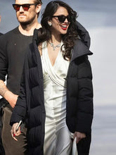 The Ministry of Ungentlemanly Warfare Eiza González Black Puffer Coat