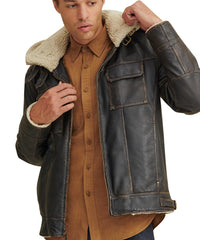 Emmett Classic Leather Bomber Jacket