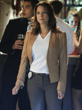 Eva LaRue CSI Miami Brown Jacket