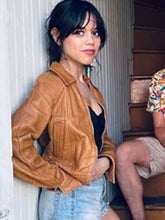 Finestkind-2023-Jenna-Ortega-Nicky-Brown-Leather-Jacket