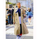 Gossip Girl Jordan Alexander Beige Cotton Coat