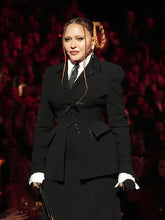 Grammys Awards 2023 Madonna Black Wool Blazer