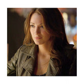 Green Lantern Blake Lively Brown Leather Jacket