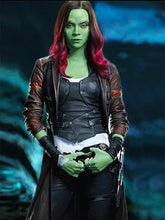 Guardians of The Galaxy Gamora Zoe Saldana Leather Vest
