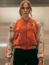 Karen Gillan Gunpowder Milkshake Satin Jacket – Sleek Assassin Style