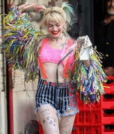 Margot Robbie Birds of Prey Harley Quinn Wings Jacket