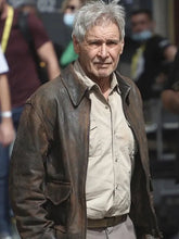 Harrison Ford Indiana Jones Brown Leather Jacket