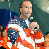 Michael Hoban Independence Day Bomber Leather Jacket