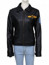 Women's Top Gun Kelly Mcgillis Leather Jacket