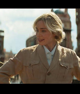 Jungle Cruise Lily Houghton Beige Cotton Jacket