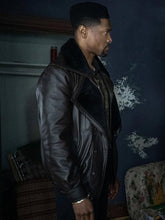 London Brown Power Book III Leather Jacket