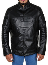 AMAZING MAN OF STEEL BLACK SUPERMAN JACKET