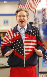 Mark McKinney TV Series Superstore US Flag Glenn Bomber Jacket