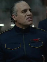 Mark Ruffalo Mickey 17 Blue Costume Jacket