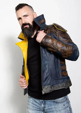 Men's Zane Vault Hunter Borderlands Genuine Leather Cosplay Jacket
