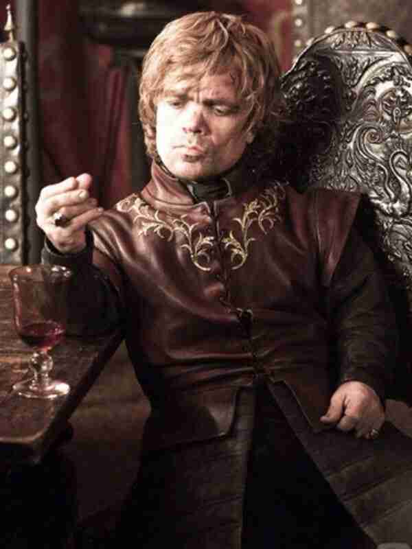 Maroon leather medieval vest