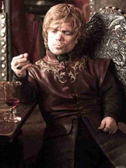 Maroon leather medieval vest