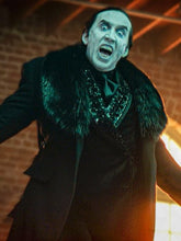 Renfield-2023-Nicolas-Cage-Black-Fur-Collar-Mid-Length-Coat