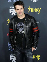 Being Human Sam Witwer Biker Leather Jacket