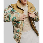 Ted Lasso Stephen Manas - Richard Montlaur Brown Puffer Jacket