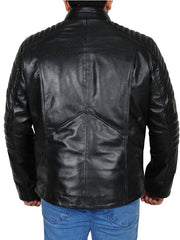 AMAZING MAN OF STEEL BLACK SUPERMAN JACKET