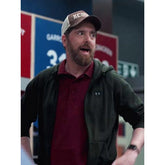Brendan Hunt - Ted Lasso Coach Beard Green Hoodie Jacket