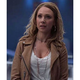 Ted Lasso Keeley Jones Juno Temple Brown Leather Jacket
