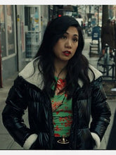 The-Equalizer-S03-Melody-Bayani-Black-Puffer-Jacket