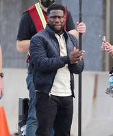 The Man From Toronto Kevin Hart Black Quilted Jacket