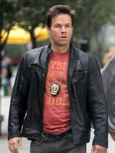 Mark Wahlberg The Other Guys Leather Jacket