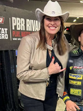 The Last Rodeo Ruvé McDonough Beige Leather Jacket