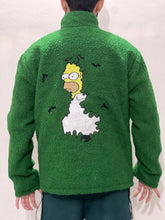 The Simpsons Homer Bush Green Wool Jacket