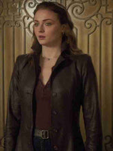 Dark Phoenix Sophie Turner Jean Grey Leather Coat