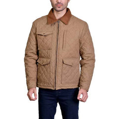 Yellowstone Season 4 Kevin Costner John Dutton Quilted Jacket