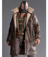 Bane Dark Knight Rises Jacket - Tom Hardy Bane's Shearling Coat
