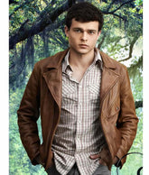 ALDEN EHRENREICH BEAUTIFUL CREATURES BROWN JACKET
